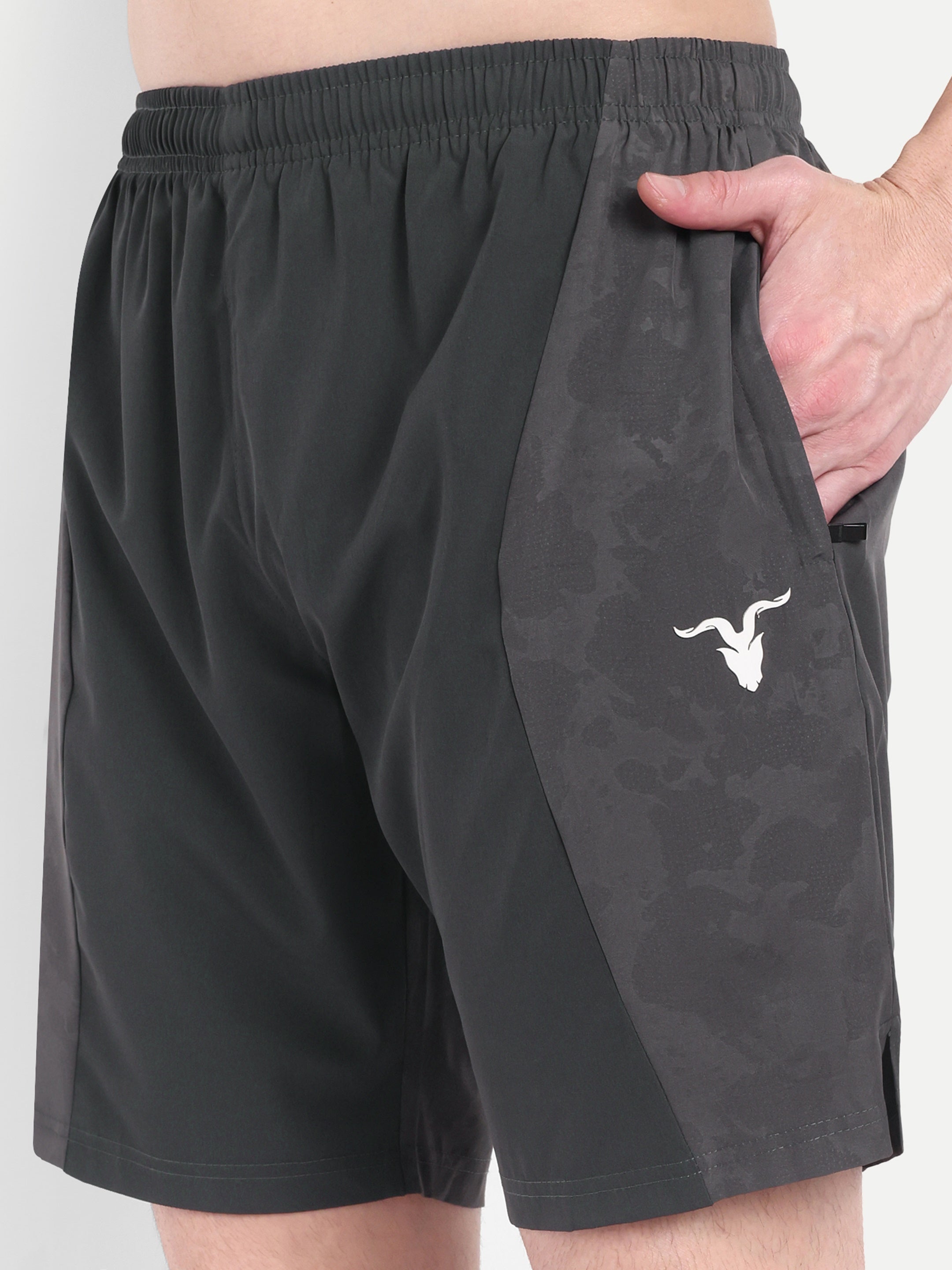 Men’s Dri-FIT Training Shorts – Dark Gray | BullVibe